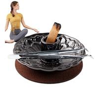 Burner De Santo - Soporte De Incienso Cerámico | Patrón De Loto Tazón De con Cenizante, Soporte Resistente Al Calor para Palos De Santo, Hierbas, Aromaterapia, Meditación, Limpieza Y D