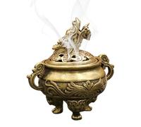 Burner, Decorative Copper Charcoal Censer & Vintage Holder Bowl, Elegant Holder for Bedrooms, Yoga Studios, Meditation Rooms, Living Rooms, Aromatherapy, and Relaxation