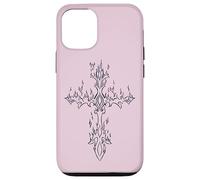 Burning Cross in Flame EMO E-Girl Boy Alt Y2K Trad Mall gótico Carcasa para iPhone 12/12 Pro