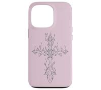Burning Cross in Flame EMO E-Girl Boy Alt Y2K Trad Mall gótico Carcasa para iPhone 13 Pro
