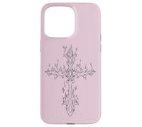 Burning Cross in Flame EMO E-Girl Boy Alt Y2K Trad Mall gótico Carcasa para iPhone 15 Pro MAX