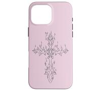Burning Cross in Flame EMO E-Girl Boy Alt Y2K Trad Mall gótico Carcasa para iPhone 16 Pro MAX