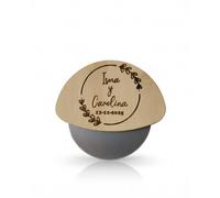 BurningWood - Cortador de Pizza PREMIUM totalmente PERSONALIZADO BAMBÚ y Acero Inox - Cuchilla Muy Afilada para Masa, Tartas,etc. | Ergonómico,Fácil de Limpiar | ¡Ideal para Amantes de la Cocina!