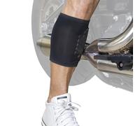 BurnJacket Max - Funda protectora para tubo de escape de motocicleta con protección de triple capa, se adapta a pantorrillas de 12.5 a 16 pulgadas, protector térmico para piernas, protector de