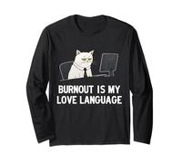 Burnout Is My Love Language, Funny Bored Cat Manga Larga