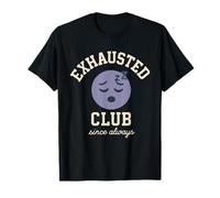 Burnout Meme Cansado Todo el Tiempo Divertido Estrés Fatiga Mental Camiseta