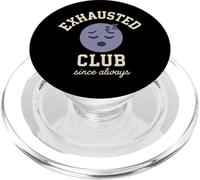Burnout Meme Cansado Todo el Tiempo Divertido Estrés Fatiga Mental PopSockets PopGrip para MagSafe