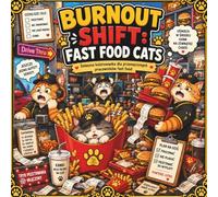 Burnout Shift: Fast Food Cats: Cozy Kolorowanka dla Przemęczonych Pracowników Gastronomii