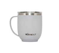 BurnOut Taza para el hogar y la oficina, 12 onzas (blanco)