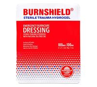 Burnshield Sterile Emergency Burn Dressing, 4 Inch x 4 Inch by Burnshield