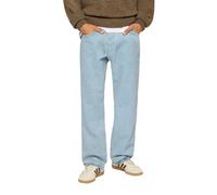Burocs Vaqueros básicos de corte recto - Azul - Vaqueros para hombre - Estilo de 5 bolsillos - Con cremallera YKK - 100% algodón, Vintage Azul, 30W x 30L