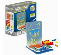 Buroku - Kit Light Board | Pizarra Iluminada Transparente | Dibuja con Luz y Monta tu Circuito Eléctrico | Juego Stem Creativo y Educativo para Niños | Arte y Ciencia en Casa