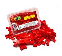 Buroku Red Set - Pack de 165 Ladrillos de construcción Rojos. Varios tamaños. Bricks de Juguete compatibles con Todas Las Marcas. Piezas Rojas Grandes.