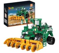 Buroku - Robot Tractor 5 en 1 Programable para niños | Kit de Robótica Stem con Control Remoto | Juego de Construcción Educativo para Aprender Ingenieria