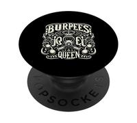 Burpees Queen Fitness Workout Gym Healthy |||-- PopSockets PopGrip Adhesivo
