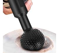 Burr giratoria esférica - bola moldeadora de madera - amoladora de ángulo de gouge | ESCUELA DE ACERO DE ACERO DE MADERA ESPHERICA CABEZA DE MERDING EN CONSEJOS | Herramientas de talla de 40 mm para