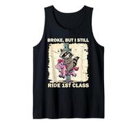 Burrido Pero gráfico de Humor de Viaje de Primera Clase Camiseta sin Mangas
