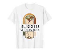 Burrito Aficionado Amante Experto Especialista Chef Mexicano Diversión Camiseta gráfica económica, Hombre, Blanco, M