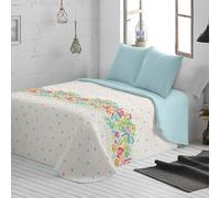 Burrito Blanco | Colcha boutí 125, Multi | para Cama de 90 cm (+ Medidas Disponibles) | Colchas Juveniles 90 | Cama indivual 90