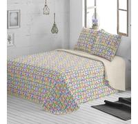 Burrito Blanco | Colcha boutí 126, Multi | para Cama de 150/160 cm (+ Medidas Disponibles) | Colchas Juveniles 150 | Cama Doble 150