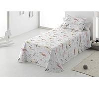 Burrito Blanco | Colcha bouti Gris 169 | para Cama de 90 cm (+ Medidas Disponibles) | Colchas bouti 90