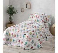 Burrito Blanco | Colcha boutí Infantil 173, Multi | para Cama de 90 cm (+ Medidas Disponibles) | Colchas bouti 90 | Cama indivual 90