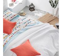 Burrito Blanco Colcha Jacquard 100 | Colcha Pique 270x270cm (+ Medidas Disponibles)| para Cama de 180cm | Color Blanco