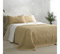 Burrito Blanco | Colcha Verano | Cama de 105cm. (+Medidas Disponibles) | Diseño 166 | Color Trigo (105x190/200cm.)