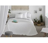 Burrito Blanco | Colcha Verano | Cama de 180cm. (+Medidas Disponibles) | Diseño 149 | Color Blanco (180x190/200cm.)