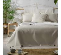 Burrito Blanco | Colcha Verano | Cama de 180cm. (+Medidas Disponibles) | Diseño 162 | Color Lino (180x190/200cm.)
