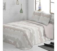 Burrito Blanco | Colchas Boutí | Cama de 180cm (+Medidas Disponibles) | Colcha de Primavera | Diseño 137 | Color Arena