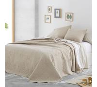 Burrito Blanco | Colchas de Verano 148 Beige | para Cama de 135 cm (+ Medidas Disponibles) | Colchas de Verano 135 | Cama Doble 135