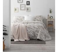 Burrito Blanco | Edredón Comforter | Cama de 105cm. (+Medidas Disponibles) | Diseño 265 | Color Moka (205x270 cm)