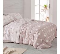 Burrito Blanco | Edredón Comforter | Cama de 135cm. (+Medidas Disponibles) | Diseño 263 | Color Arena (235x270 cm)