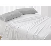 Burrito Blanco │ Funda de Almohada 45x110 cm │ Cama de 90 cm (+ Medidas Disponibles)│ Tejido de algodón 100%, Calidad percal, 180 Hilos │ Colección coordinable en 6 Colores │ Diseño 400 Gris