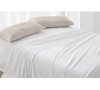 Burrito Blanco │ Funda de Almohada 45x170 cm │ Cama de 150 cm (+ Medidas Disponibles)│ Tejido de algodón 100%, Calidad percal, 180 Hilos │ Colección coordinable en 6 Colores │ Diseño 400 Crudo