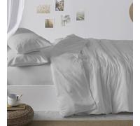 Burrito Blanco │ Funda nórdica 160x260 cm │ Cama de 90 cm (+ Medidas Disponibles)│ Tejido de algodón 100%, Calidad percal, 180 Hilos │ Colección coordinable en 6 Colores │ Diseño 400 Gris