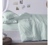 Burrito Blanco │ Funda nórdica 220x260 cm │ Cama de 135 cm (+ Medidas Disponibles)│ Tejido de algodón 100%, Calidad percal, 180 Hilos │ Colección coordinable en 6 Colores │ Diseño 400 Menta