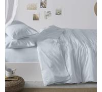 Burrito Blanco │ Funda nórdica 240x260 cm │ Cama de 150 a 160 cm (+ Medidas Disponibles)│ Tejido de algodón 100%, Calidad percal, 180 Hilos │ Colección coordinable en 6 Colores │ Diseño 400 Azul