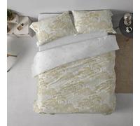 Burrito Blanco | Funda Nórdica Estampada Algodón/Poliéster Cama 135 Ocre | Incluye Bajera y Funda de Almohada | 50% Algodón 50% Poliéster | 144 Hilos | Tacto Suave | Larga Duración