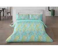 Burrito Blanco | Funda nórdica Estampada Color Verde 447 | para Cama de 135 cm (+ Medidas Disponibles) | Funda nórdica 135 | Cama Doble 135