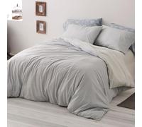 Burrito Blanco | Fundas nórdicas de Velvelina® | Cama de 150 a 160cm. (+Medidas Disponibles) | Diseño 005 | Color Gris (150-160x190/200cm.)