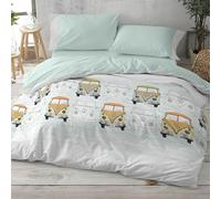 Burrito Blanco | Fundas nórdicas Estampadas | Cama de 90cm. (+Medidas Disponibles) | Diseño 107 | Color Menta (90x190/200cm.)