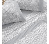Burrito Blanco | Juego de Sábanas 100% Algodón Cama 105 Gris
