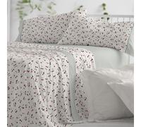 Burrito Blanco | Juego de Sábanas 50% Algodón 50% Poliéster Cama 105 Cereza