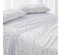 Burrito Blanco Juego de Sábanas 50% Algodón 50% Poliéster Cama 150 Lavanda