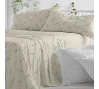 Burrito Blanco | Juego de Sábanas 50% Algodón 50% Poliéster Cama 90 Verde