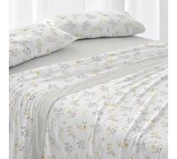 Burrito Blanco | Juego de sábanas Algodón | Cama de 150 a 160cm. (+Medidas Disponibles) | Diseño 634 | Color Beige (150-160x190/200cm.)