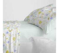 Burrito Blanco | Juego de sábanas | Cama de 105cm. (+Medidas Disponibles) | Diseño 140 | Color Verde Agua (105x190/200cm.)