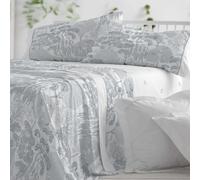 Burrito Blanco | Juego de sábanas | Cama de 105cm. (+Medidas Disponibles) | Diseño 143 | Color Azul Noche (105x190/200cm.)